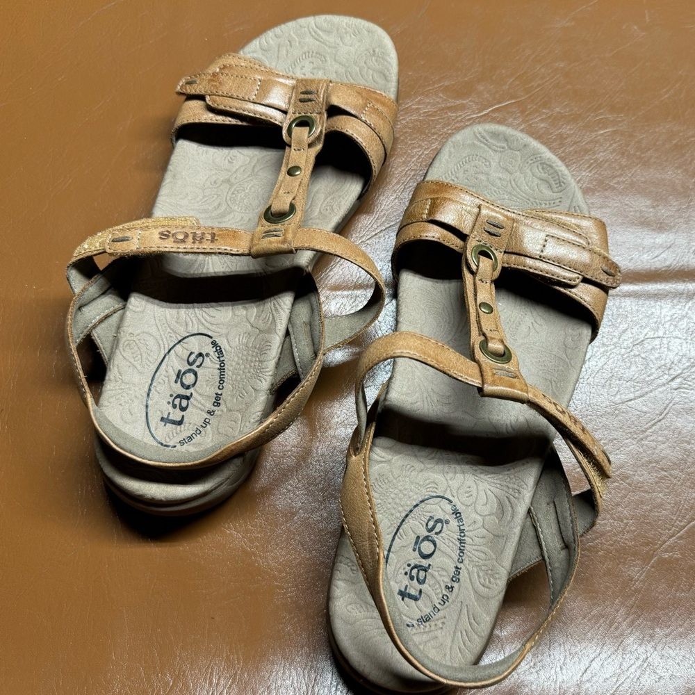 TAOS light tan colored sandals